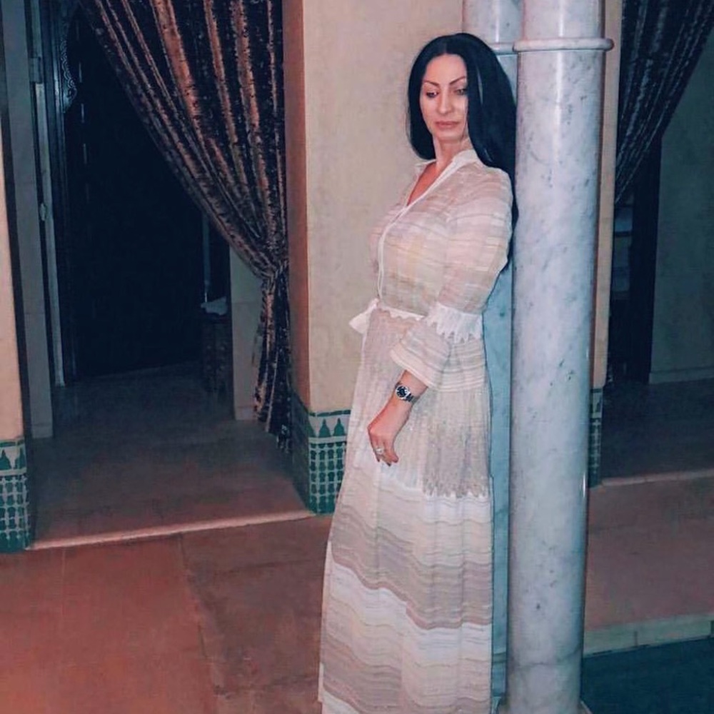 Elegant Cream Maxi Dress